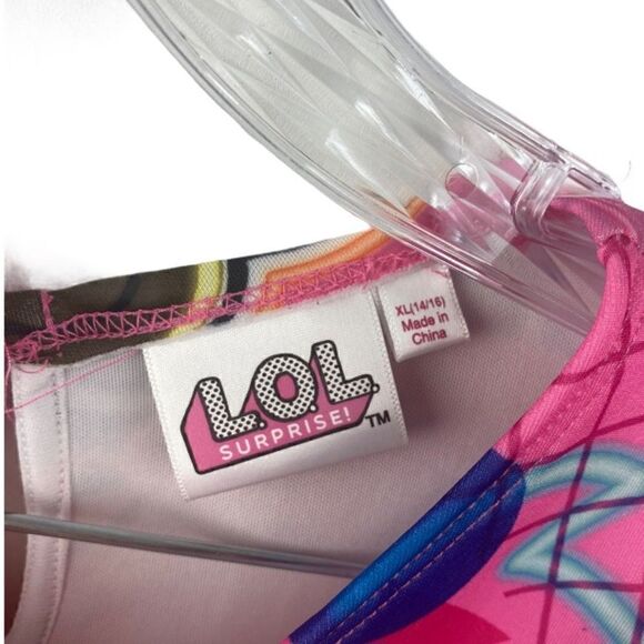 Girls LOL Doll Themed Sleeveless Dress - Picture 4 of 9